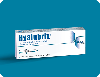 Hyalubrix product packaging box
