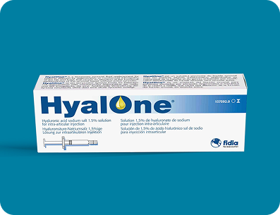 HyalOne product packaging box